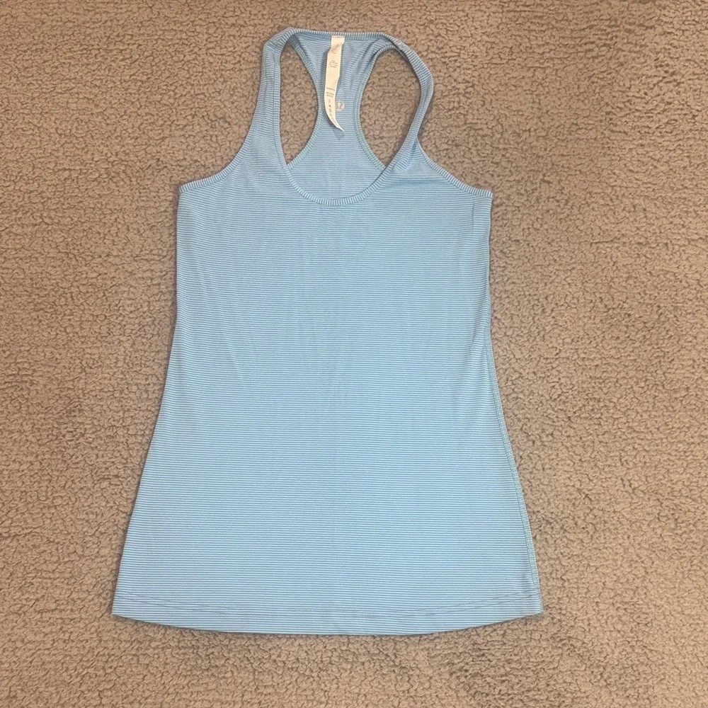 Lululemon Athletica Sky Blue Racerback Tank Top
